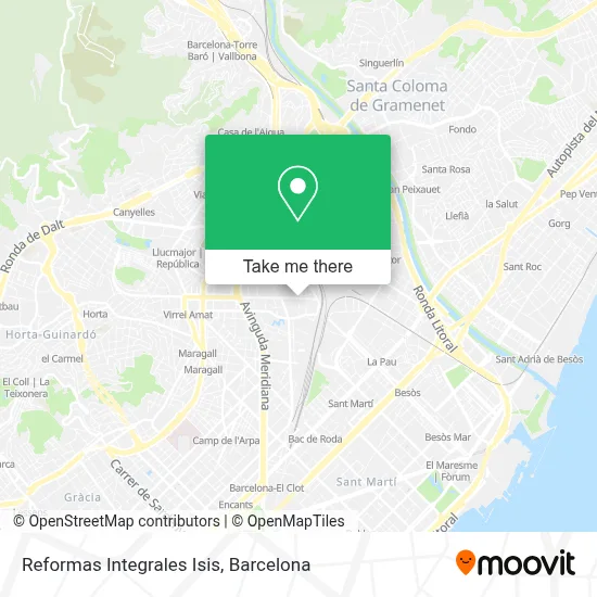Reformas Integrales Isis map