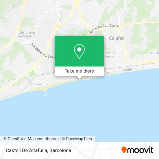 Castell De Altafulla map