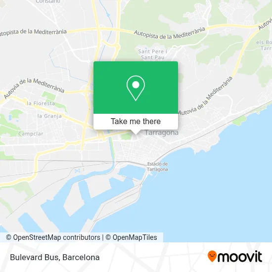 Bulevard Bus map