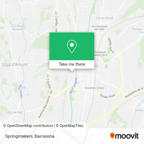 Springmakers map