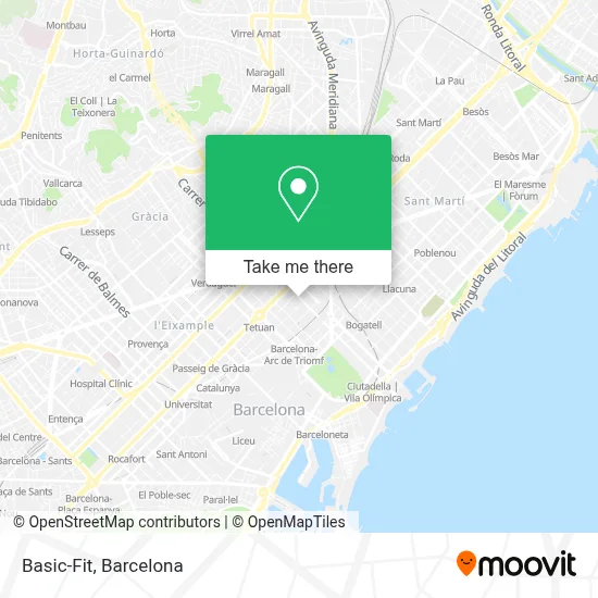 Basic-Fit map