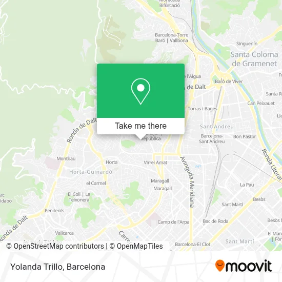 Yolanda Trillo map