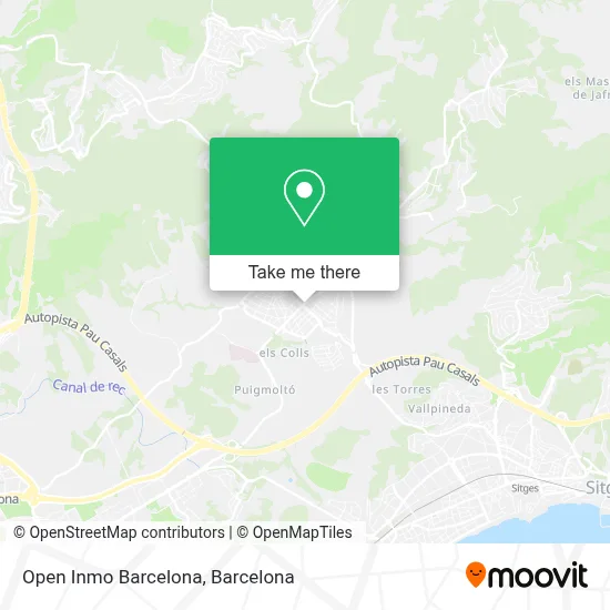 Open Inmo Barcelona map