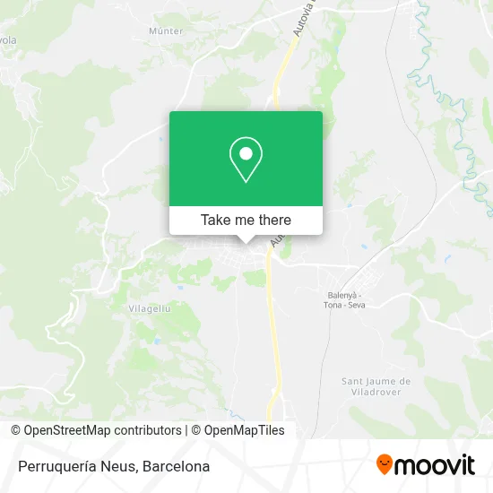 Perruquería Neus map