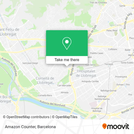 Amazon Counter map