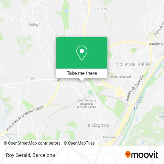 Roy Gerald map