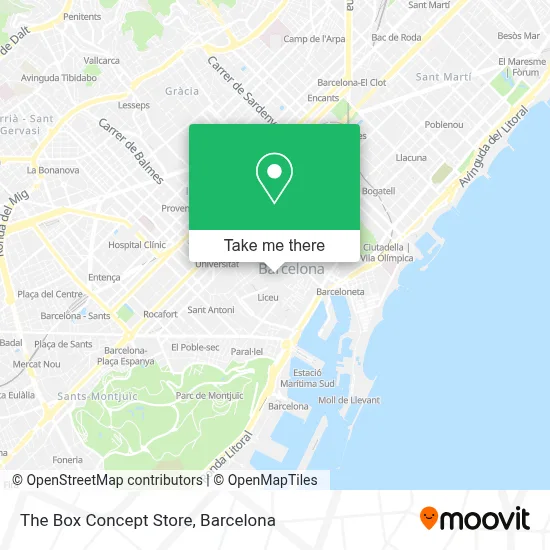 The Box Concept Store map