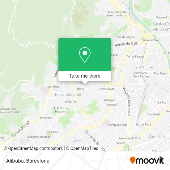 Alibaba map