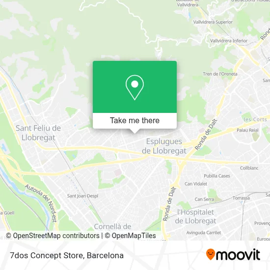 7dos Concept Store map