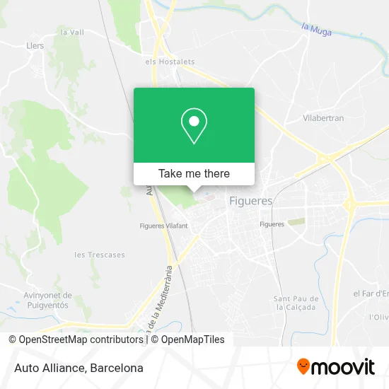 Auto Alliance map