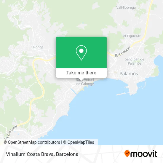 Vinalium Costa Brava map
