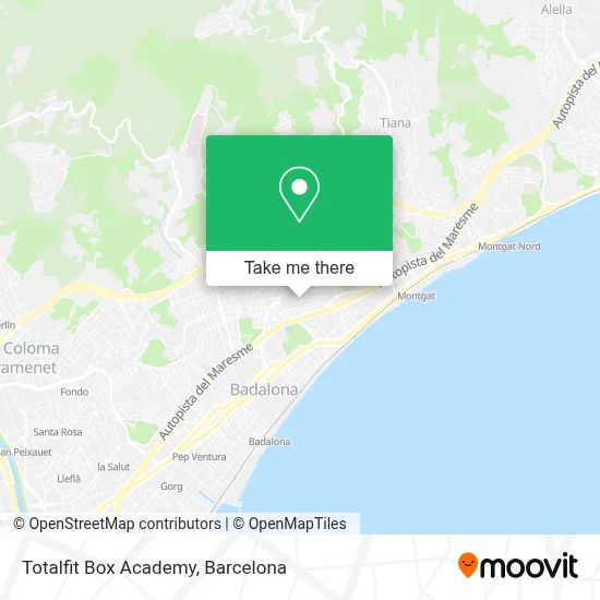 Totalfit Box Academy map