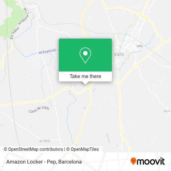 Amazon Locker - Pep map
