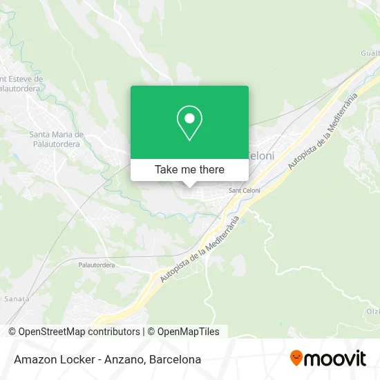 Amazon Locker - Anzano map