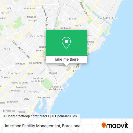 Interface Facility Management map