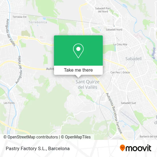 Pastry Factory S.L. map