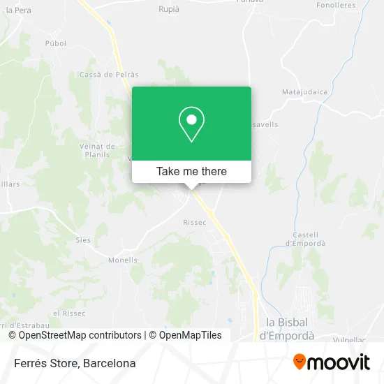 Ferrés Store map