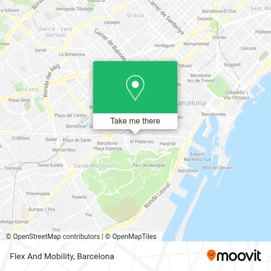 Flex And Mobility map