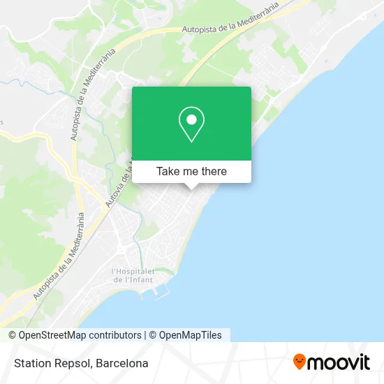 Station Repsol map