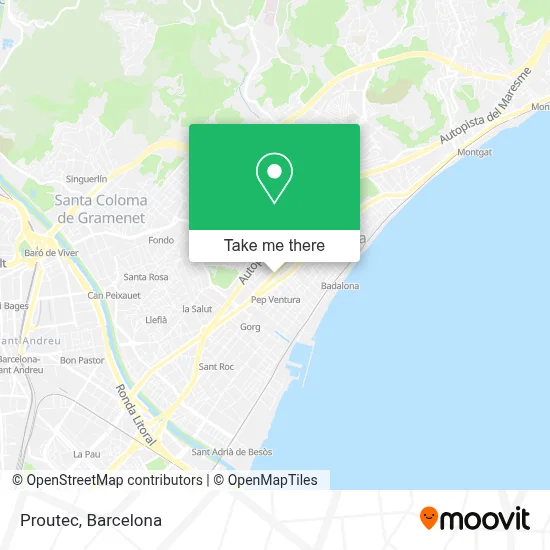 Proutec map