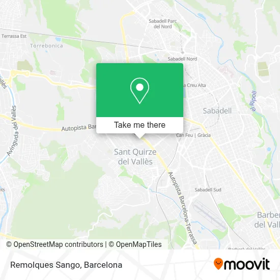 Remolques Sango map