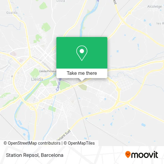 Station Repsol map