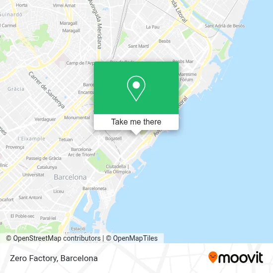 Zero Factory map