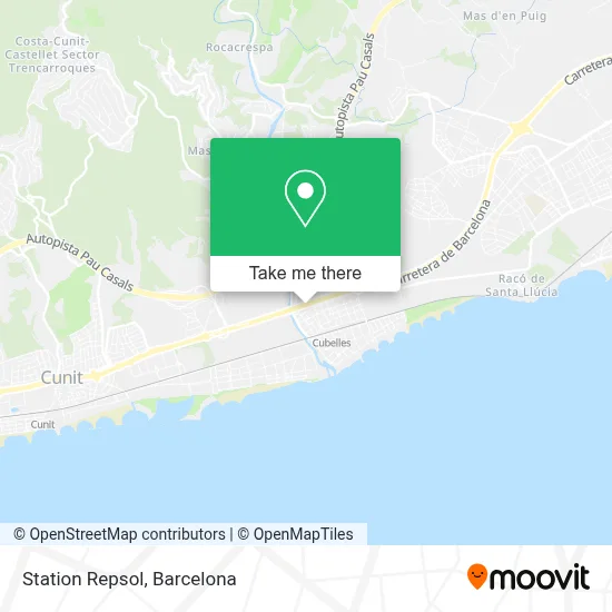 Station Repsol map