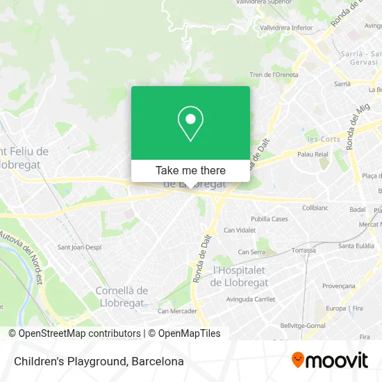 Parque Infantil map