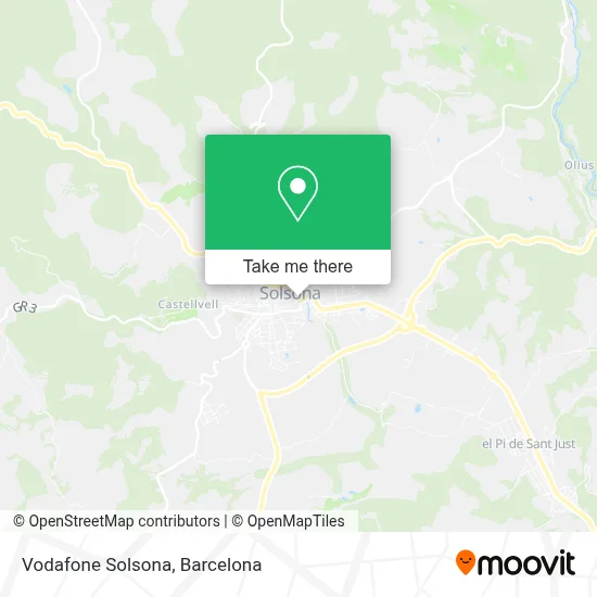 Vodafone Solsona map