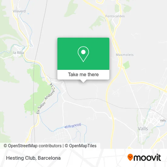 Hesting Club map