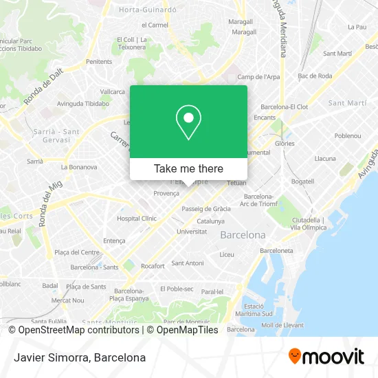 Javier Simorra map