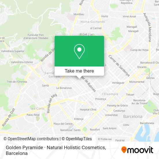 Golden Pyramide · Natural Holistic Cosmetics map