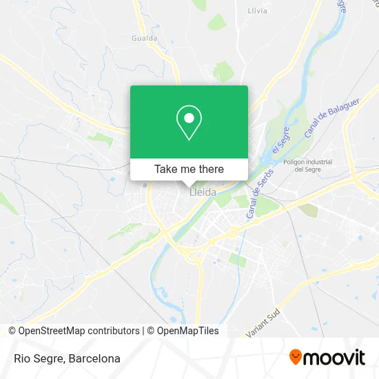 Rio Segre map