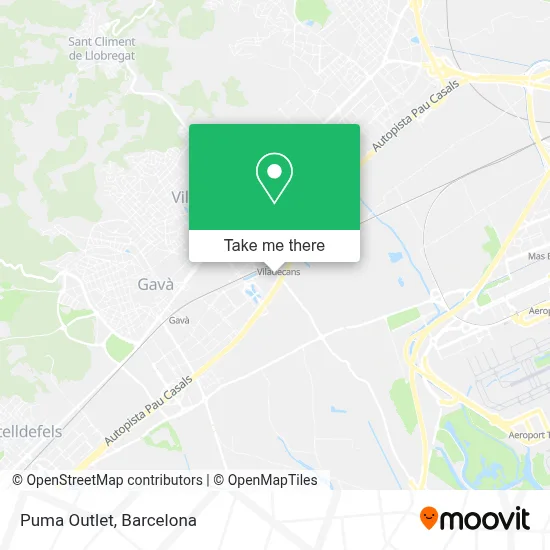 Puma Outlet map