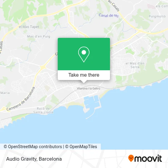 Audio Gravity map