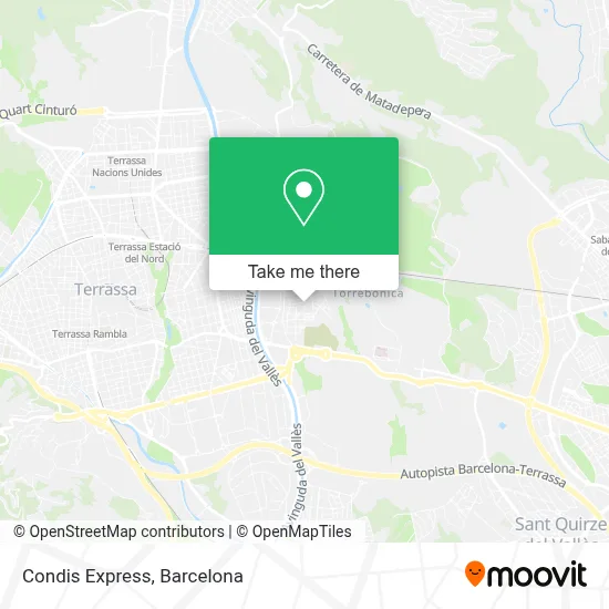 Condis Express map