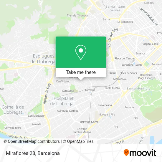 Miraflores 28 map