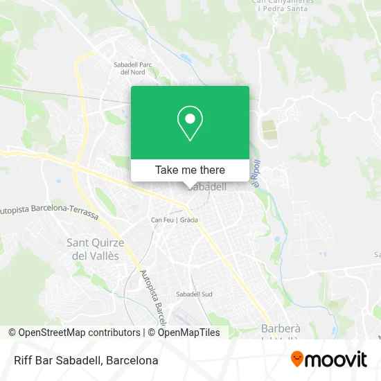 Riff Bar Sabadell map