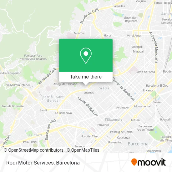 Rodi Motor Services map