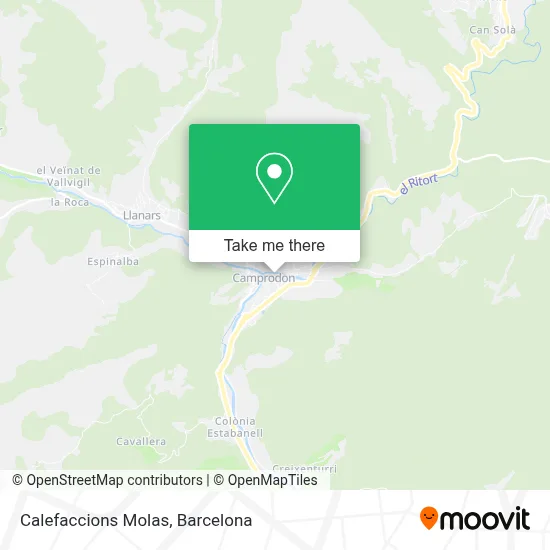 Calefaccions Molas map