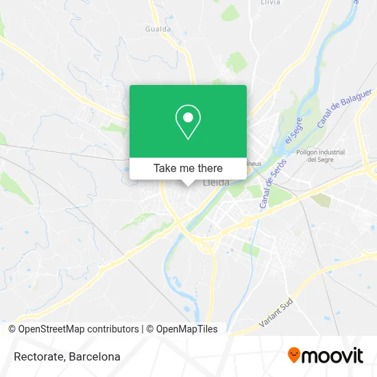 Rectorat map