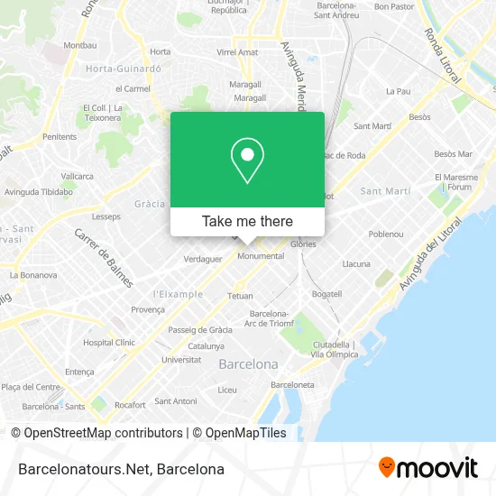 Barcelonatours.Net map