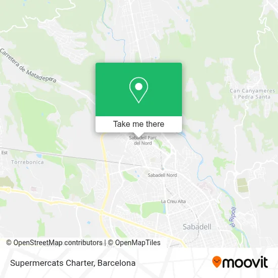 Supermercats Charter map