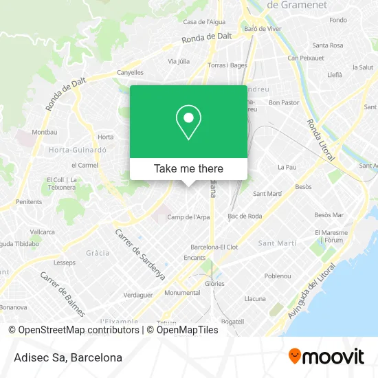 Adisec Sa map