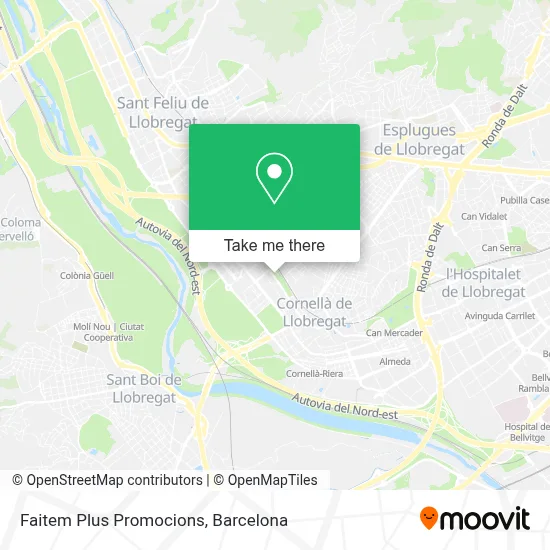 Faitem Plus Promocions map