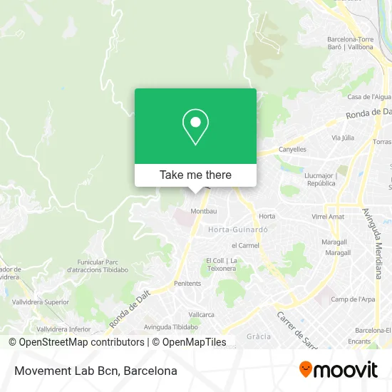 Movement Lab Bcn map