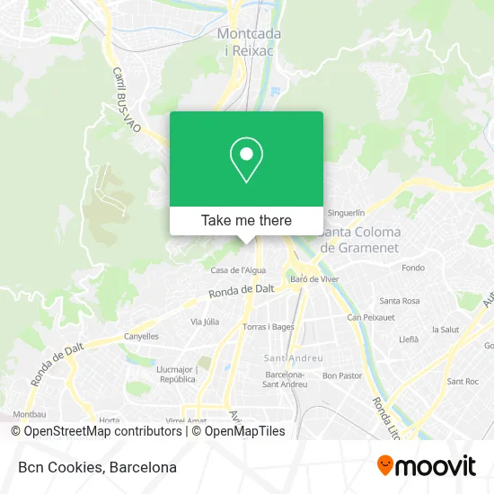 Bcn Cookies map