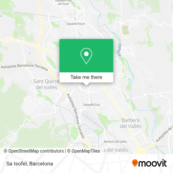 Sa Isofel map