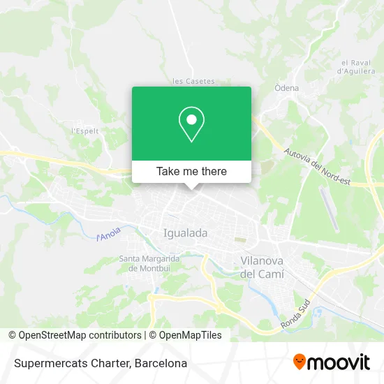 Supermercats Charter map